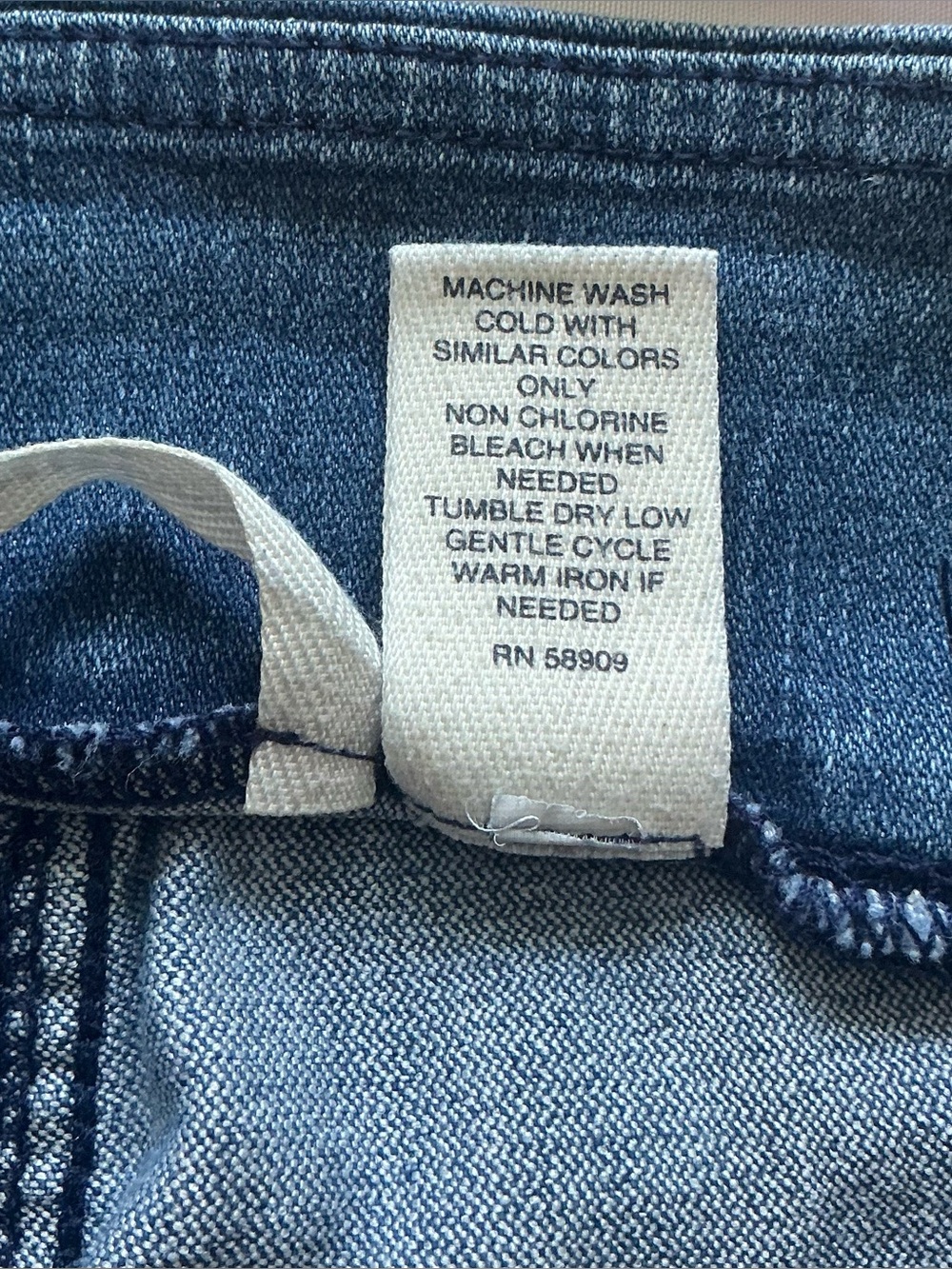 Westbound Woman Pull On Crop Denim Jeans Capris Plus Size 20W Side Slit Pockets - Picture 8 of 8